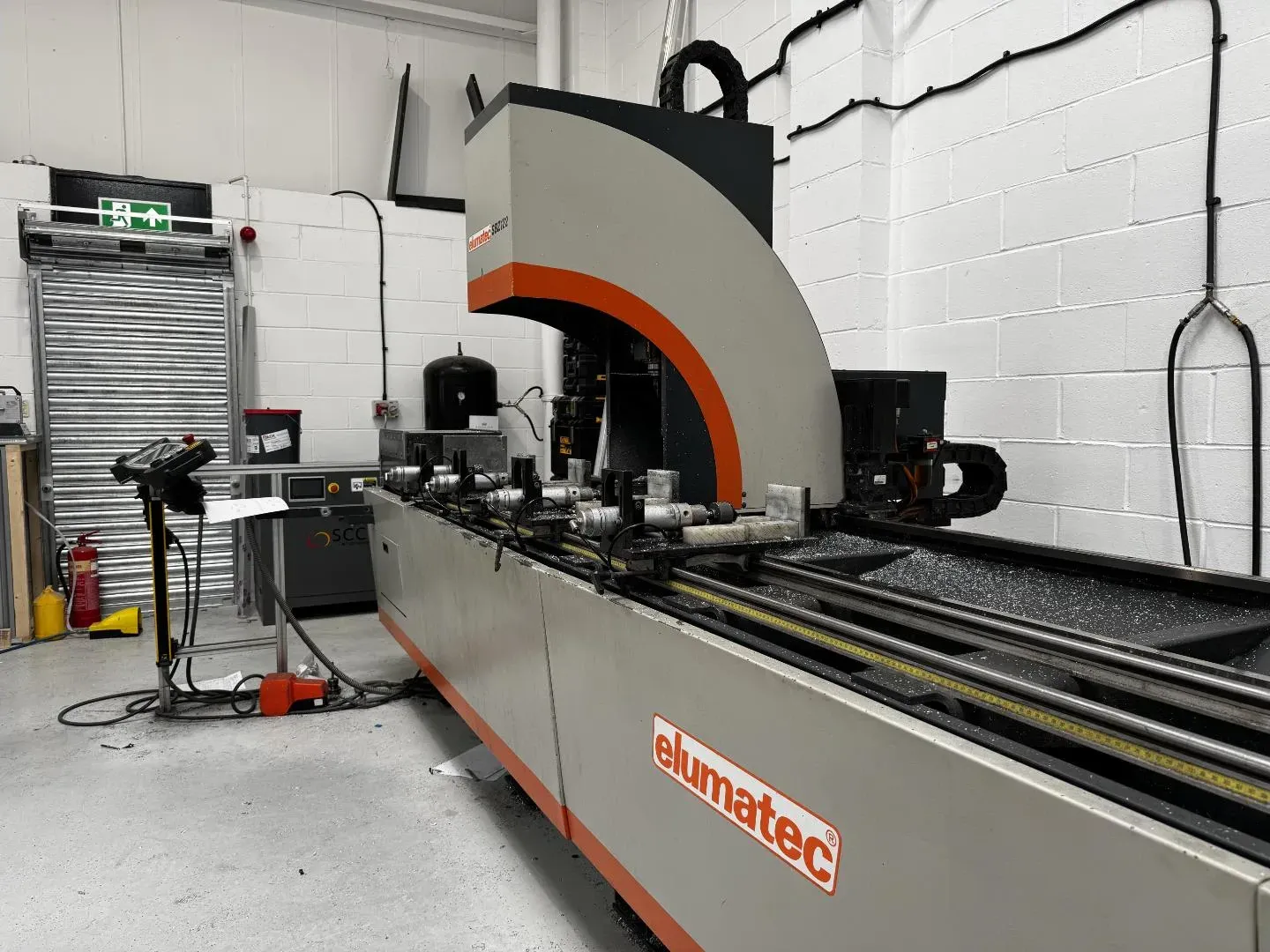 Elumatec CNC machining centre for precision routing and drilling